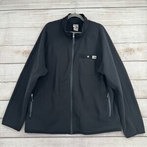 The North Face Gordon Lyons Full Zip Fleece Jacket Mens XXL Black